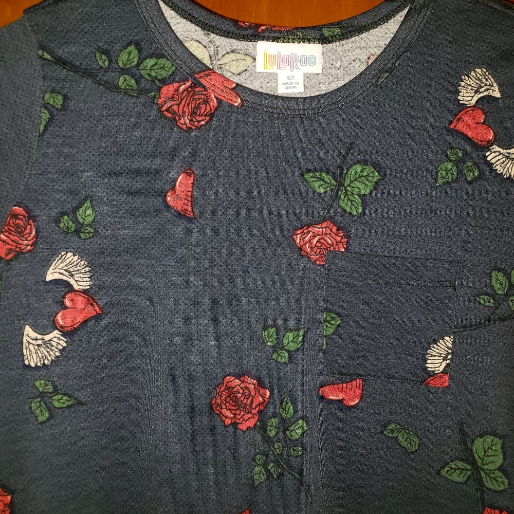 NWT Lularoe Valentine's Scarlett 12